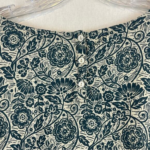 Seasalt Quay Cellars Dress, Blue/Cream Pattern, Pockets, Worn Little,size 14 VGC - Picture 9 of 10